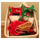 Box of Assorted Christmas Items