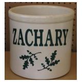 Stoneware w/ Name "Zachary"