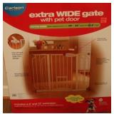 Extra Wide Gate w/ Pet Door