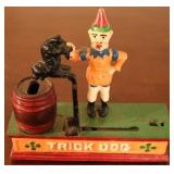 "Trick Dog" Mechanical Bank