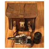 Minotta 35mm Camera w/ Bag & Accesories