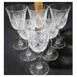 Set of 6 Crystal Glasses