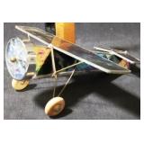 Stained Glass Kaleidoscope Airplane