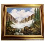 Oil on Board Painting - Signed 25"x29"