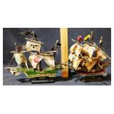 Pair Wood Ships
