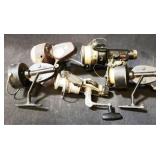 Lot of 5 Vintage Fishing Reels