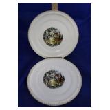 Pair of Harker Pottery Co. Dinner Plates (2pc)