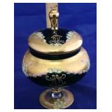 Hand Painted Candy Dish w/Lid