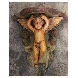 Cherub Wall Shelf Sconce