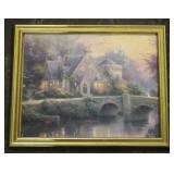 Framed Thomas Kinkade Print