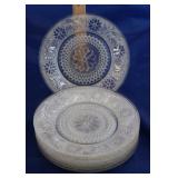 Set of 7 Glass Plates (7pc)