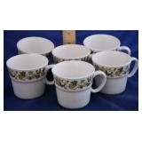 Set of 6 Noritake "Progression" Cups (6pc)