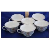 Set of 6 Floral Pattern Cups (6pc)