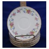 Set of 8 Pope Gosser Saucers (8pc)