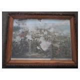 Vintage Framed Confederate Print