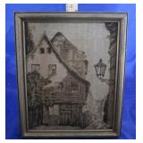 Framed Canvas Print Tapestry