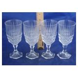 Set of 4 Crystal Glasses 4pc.