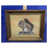 Bob Haynes Framed Squirrel Print