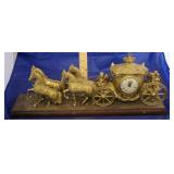 Sessions United Bronze Carriage Clock - AS IS
