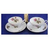 Pair of Vintage Cups & Saucers 4pc.