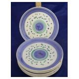 Set of 6 Italian Plates (6pc) as is-chipped