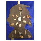 Native American Pipes & Arrowheads Wall Art