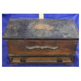 Antique Wood Jewelry Box