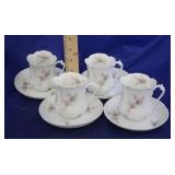 B.R.C. Bavaria Cups & Saucers (8pc)