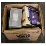 Box Lot of Assorted VHS Tapes