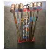 Antique Croquet Set
