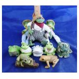 Lot of Assorted Frog Features 10pc.