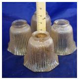Set of 4 Glass Globes 4pc.