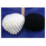 Lot of 2 Hand Knit Womans Hats 2pc.