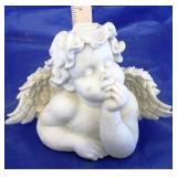 Plaster Angel Figure Wall Hanging