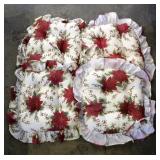 Set of 4 Matching Chair Cushions 4pc.