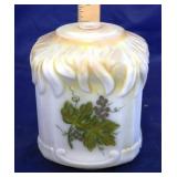 Hand Painted Milk Glass Lamp Shade