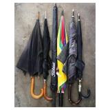 Lot of 6 Assorted Umbrellas