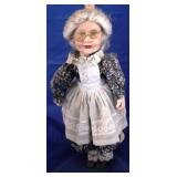 Vintage Doll w/ Stand AS IS- Dirty