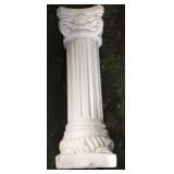 Plaster Column Plant Stand