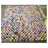 Vintage Handmade Quilt 1 Sided