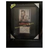 16 X 13 Framed Elvis Presley 1953 Draft Card