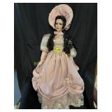 Savannah Lorrain Porcelain doll Franklin Mint 28''