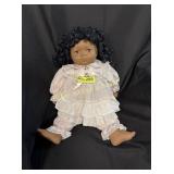 Vintage African American porcelain doll UNMARKED