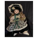 Vintage Dan Dee Victorian Treasures Porcelain Doll