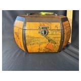 Vintage wooden handbag