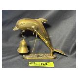 Brass Dolphin with bell