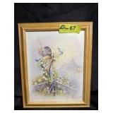 9.5 x 11.5 Framed Andres Orpinas print