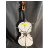 One of a Kind!  Stained/leaded glass Violin