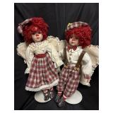 Vintage Seymore Mann 18' Raggedy Ann & Andy