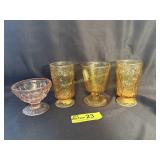 Box of Misc. antique glassware